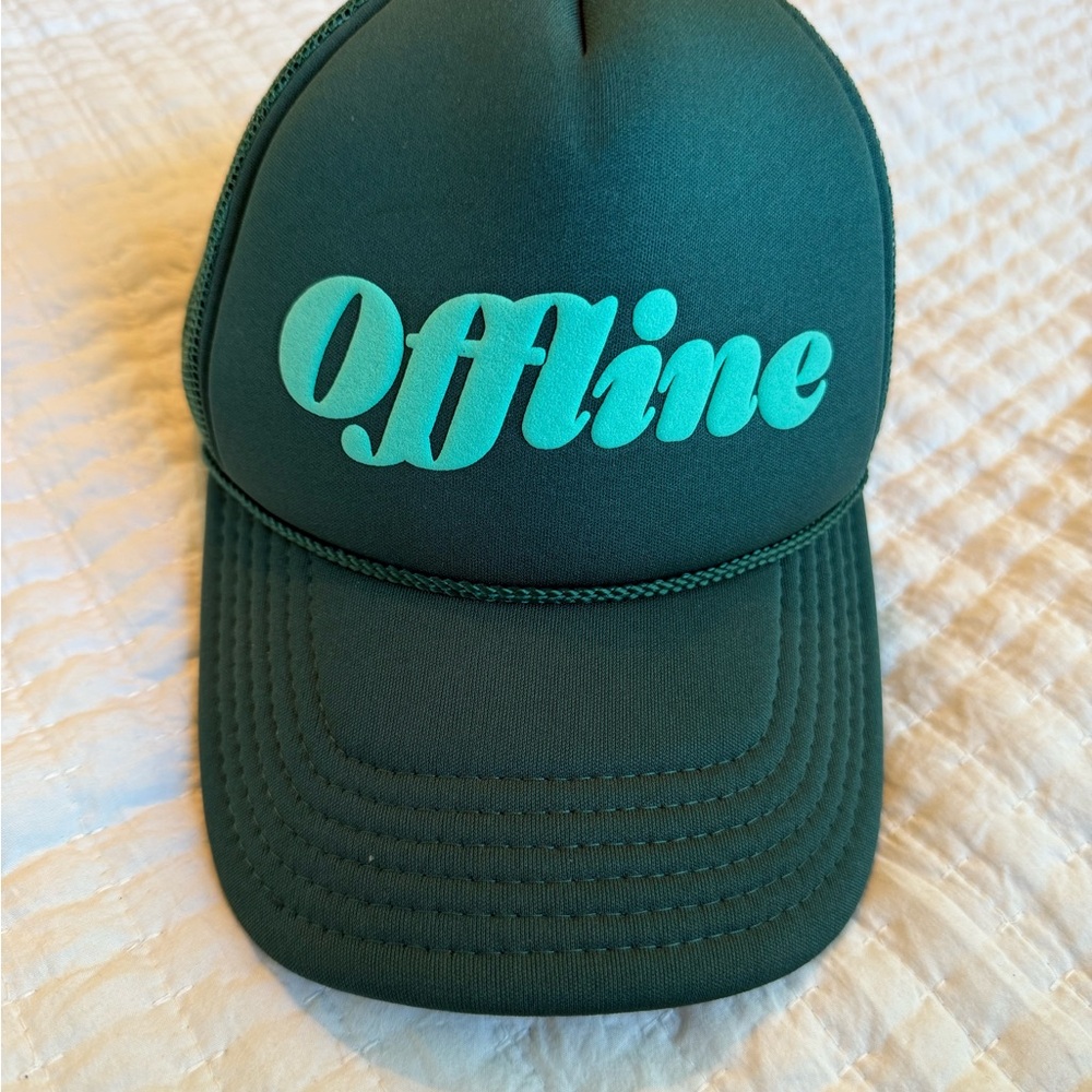 Green 'Offline' Trucker Hat